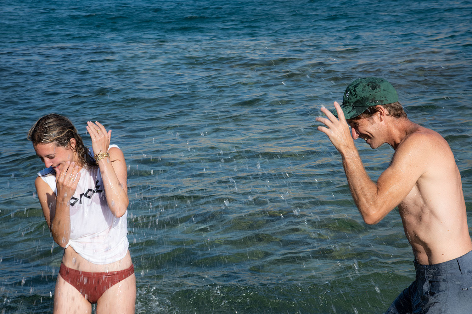 ERMOU CLASSICS COLLECTION - Modeled by Saranna and Oliver in Mykonos