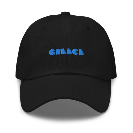 GREECE Retro Cyan Logo Low Profile Hat