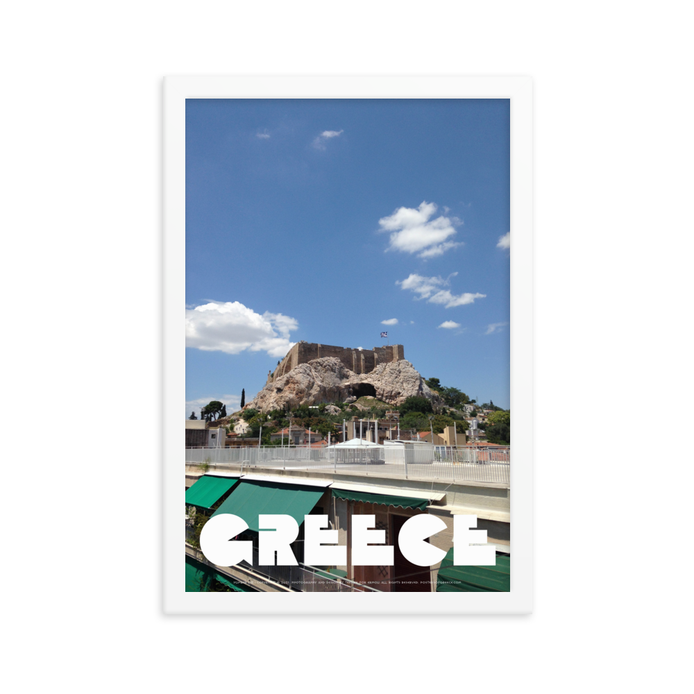GREECE Retro Framed Poster (Nº013)