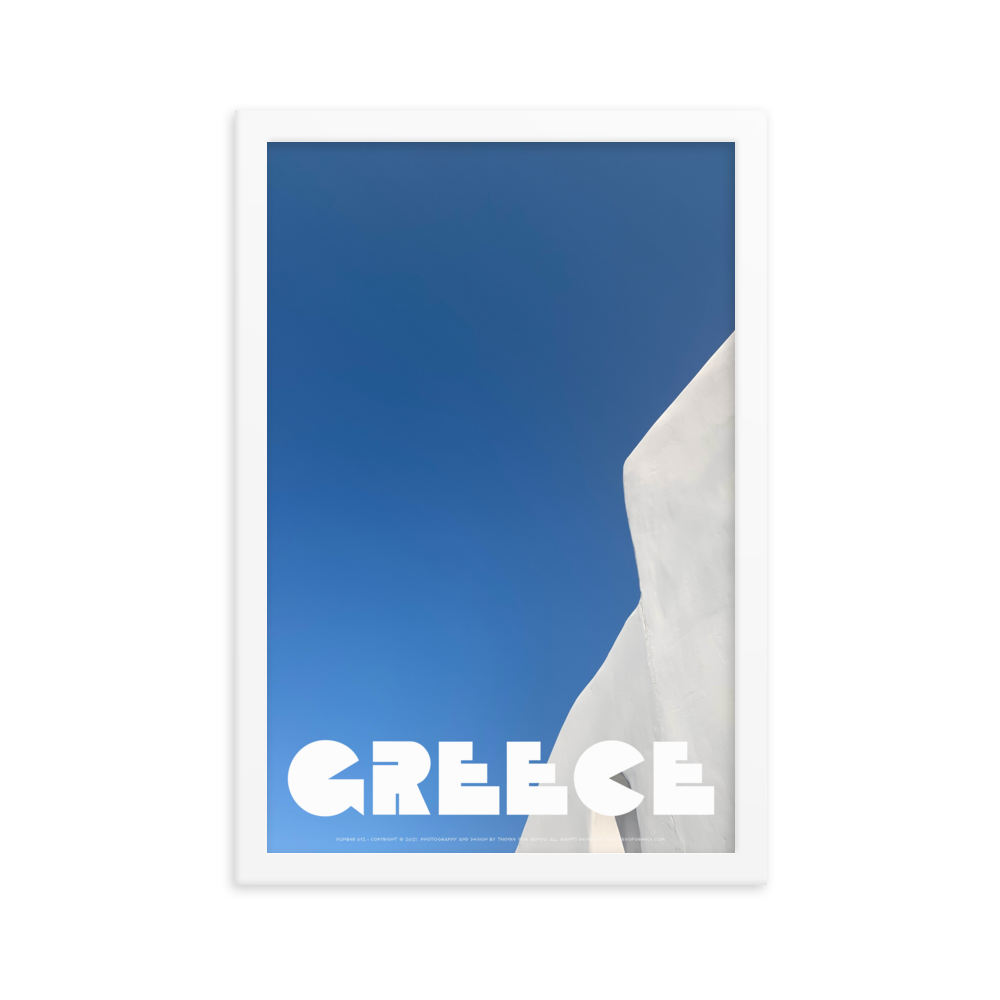 GREECE Retro Framed Poster (Nº012)