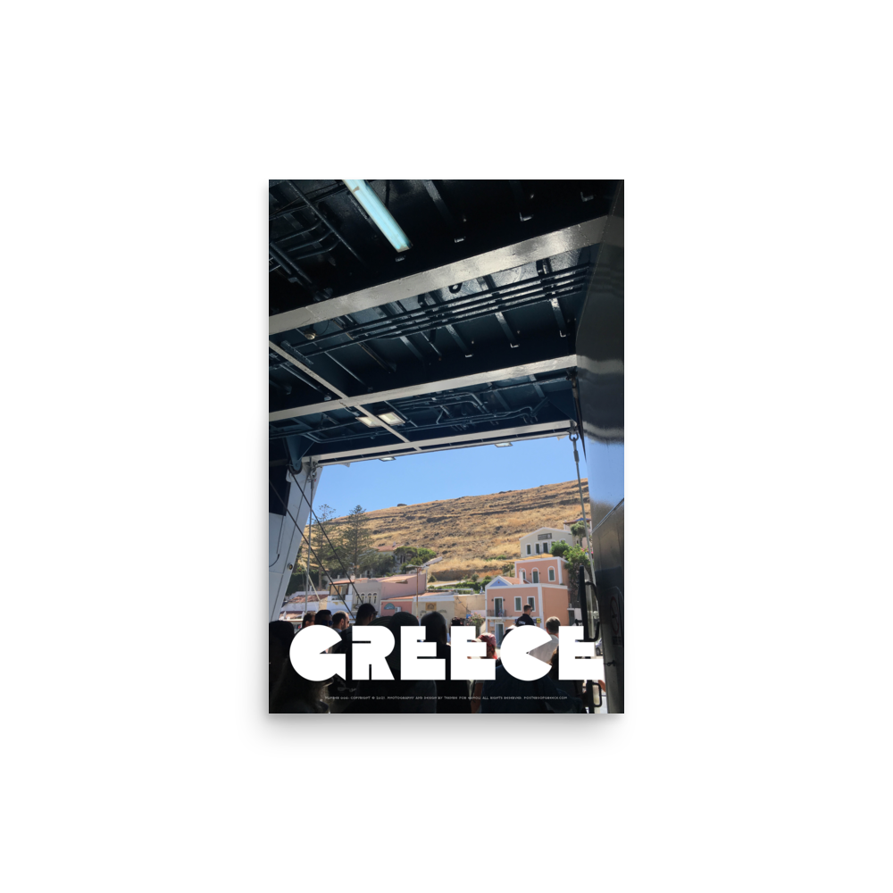GREECE Retro Poster (Nº006)