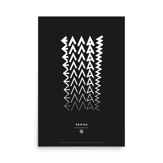 ELLAS Poster (White/Black)