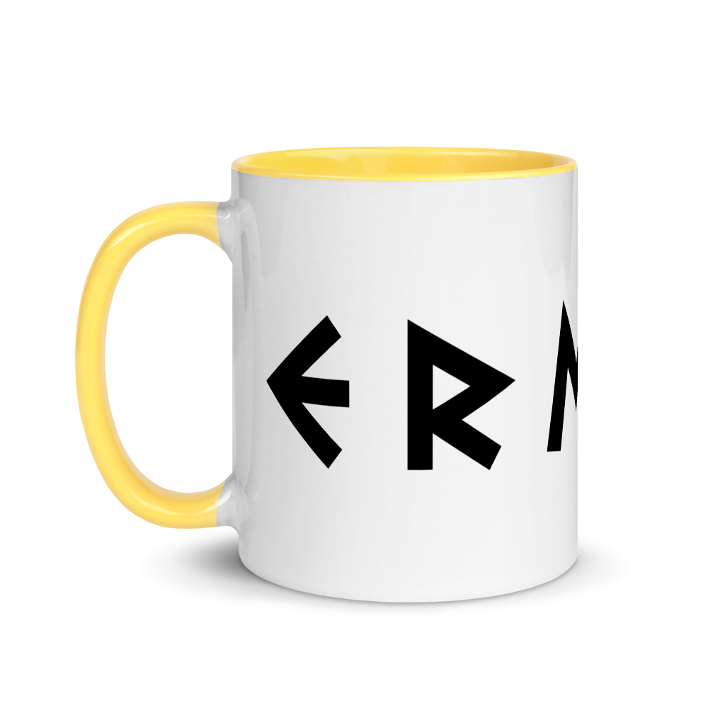 ERMOU Classic Logo Mug with Color Inside