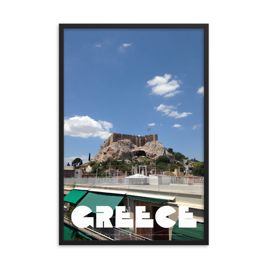 GREECE Retro Framed Poster (Nº013)